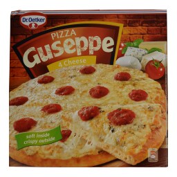 GUSEPPE | PIZZA GUSEPPE FOUR CHEESE ΤΕΣΣΕΡΑ ΤΥΡΙΑ ΚΑΤΕΨΥΓΜΕΝΗ 335GR