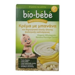 BIO BEBE | ΚΡΕΜΑ ΠΑΙΔΙΚΗ ΜΠΑΝΑΝΑ ΚΑΙ ΔΗΜΗΤΡΙΑΚΑ ΟΛΙΚΗΣ ΑΛΕΣΗΣ ΒΙΟΛΟΓΙΚΟ 200 GR