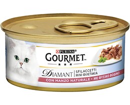 GOURMET | DIAMANT | Γατοτροφή Βοδινό 85 gr