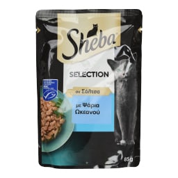 Γατοτροφή Selection Ψάρια σε Σάλτσα 85g