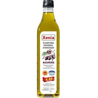 XENIA | Ελαιόλαδο Εξαιρετικό Παρθένο ΠΟΠ Καλαμάτα 1lt Έκπτωση 0.40Ε