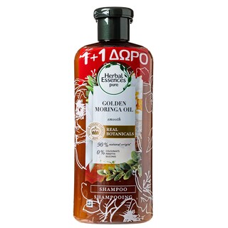 HERBAL ESSENCES | Σαμπουάν Golden Moringa Oil 400ml (1+1 Δώρο)