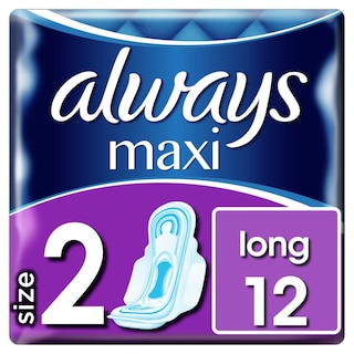 ALWAYS | Sanitary Pads Maxi Long 12 Pieces