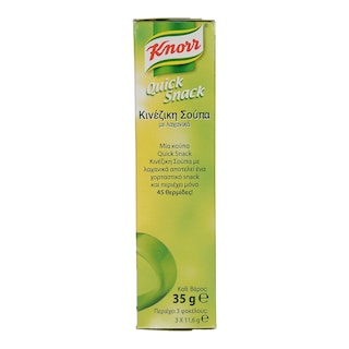 KNORR | QUICK SNACK | ΣΟΥΠΑ ΚΙΝΕΖΙΚΗ ΛΑΧΑΝΙΚΑ 35 GR