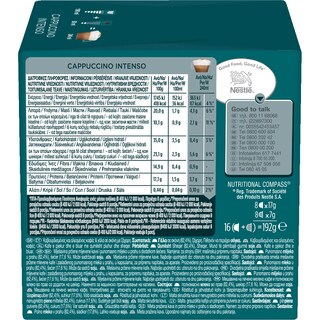 NESCAFE | DOLCE GUSTO | ΚΑΨΟΥΛΕΣ INTENSO CAPUCCINO 192 GR 192 GR