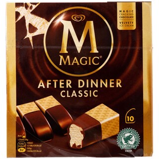 MAGIC | Παγωτό After Dinner Βανίλια Σοκολάτα 10X29gr