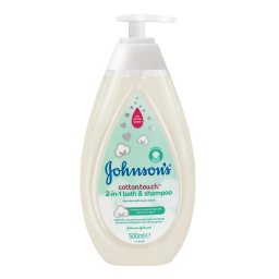 JOHNSON BABY | Αφρόλουτρο & Σαμπουάν Cotton Touch 2σε1 500ml
