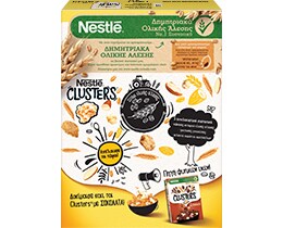 CLUSTERS | Δημητριακά Ολικής Άλεσης με Αμύγδαλα 325g