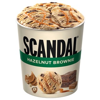 SCANDAL | Παγωτό Οικογενειακό Hazelnut Brownie 750 ml
