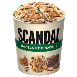 SCANDAL | Παγωτό Οικογενειακό Hazelnut Brownie 750 ml