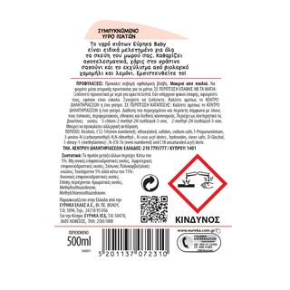 ΕΥΡΗΚΑ | Υγρό Πιάτων Baby για Βρεφικά Σκεύη 500ml Έκπτωση 0.50Ε
