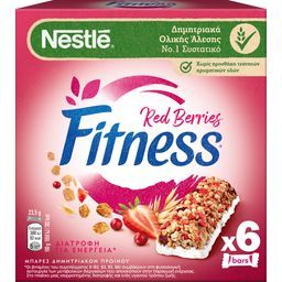 FITNESS | FITNESS RED BERRIES BARS 6X23.5G