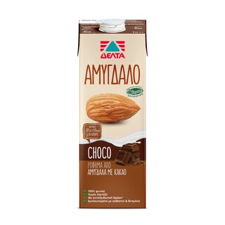 ΔΕΛΤΑ | Φυτικό Ρόφημα Αμύγδαλο Choco με Κακάο 1lt