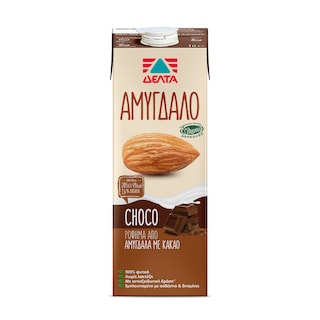 ΔΕΛΤΑ | Φυτικό Ρόφημα Αμύγδαλο Choco με Κακάο 1lt