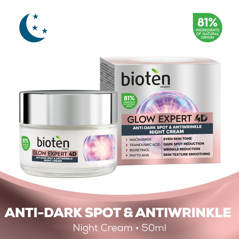 Κρέμα Νύχτας Glow Expert 4D 50ml