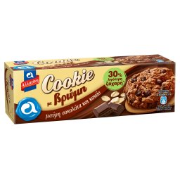 ΑΛΛΑΤΙΝΗ | Μπισκότα Cookie Βρώμη Μαύρη Σοκολάτα & Κακάο 175g