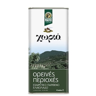 ΧΩΡΙΟ | Ελαιόλαδο Εξαιρετικό Παρθένο Ορεινές Περιοχές 4lt