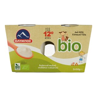 ΟΛΥΜΠΟΣ | Επιδόρπιο Γιαουρτιού bio 2 X 150 gr