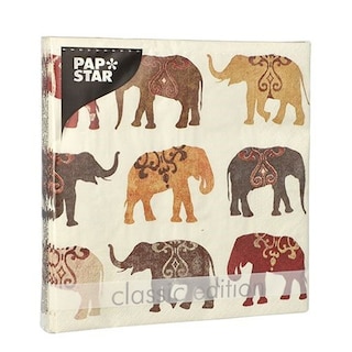 PAPSTAR | Χαρτοπετσέτες Elephants 33X33 20 Τεμάχια