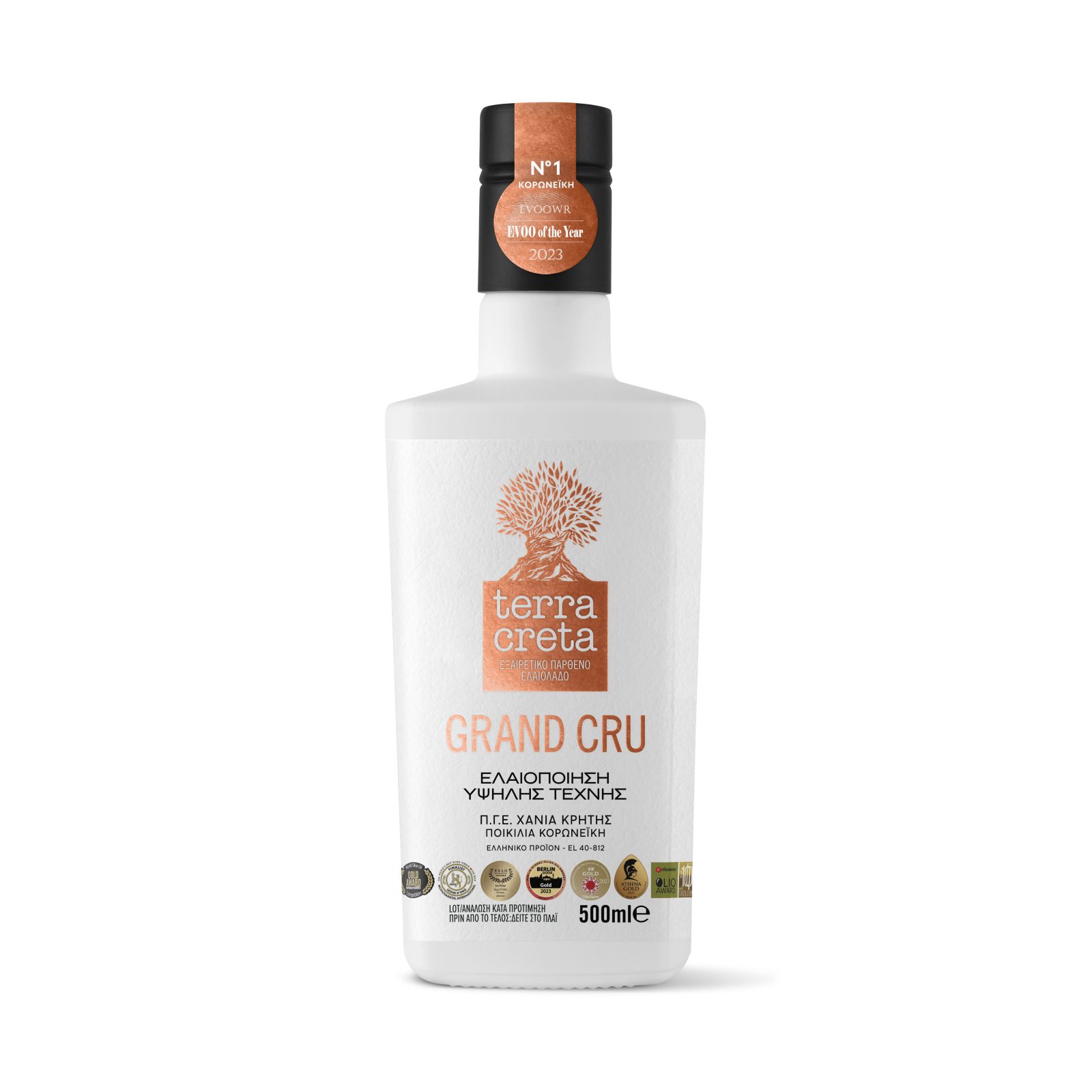 TERRA CRETA Ελαιόλαδο Εξαιρετικό Παρθένο Grand Cru 500ml
