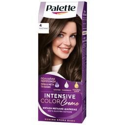 PALETTE | Βαφή Μαλλιών Intensive Color 4 Καστανό 1 Τεμάχιο