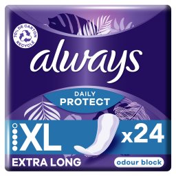 ALWAYS | Panty Liners Daily Protect Extra Long 24 Pieces