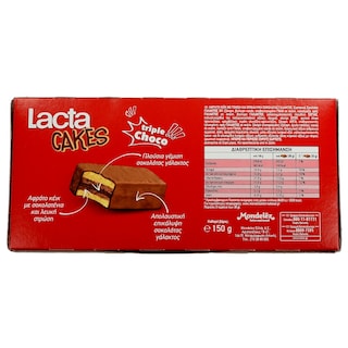 LACTA | CAKE BAR TRIPLE CHOC 150 GR