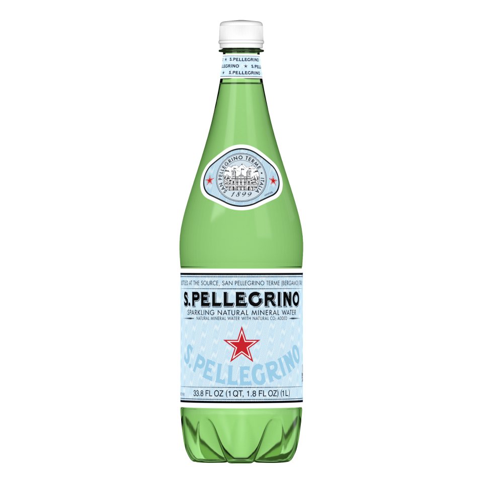 SAN PELLEGRINO Ανθρακούχο Νερό Φυσικό Μεταλλικό Φιάλη 1lt