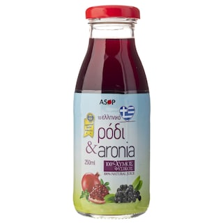 ΑΣΟΠ | Φυσικός Χυμός Ρόδι Αρώνια 250ml