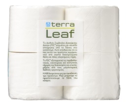 TERRA LEAF | Χαρτί Υγείας 3 Φύλλα 12 Ρολά 1.53kg