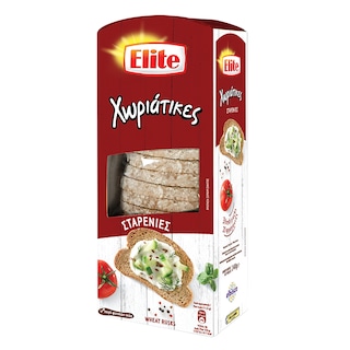 ELITE | Φρυγανιές Χωριάτικες Σταρένιες 240g