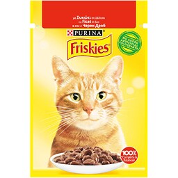 FRISKIES | Γατοτροφή Με Συκώτι Σε Σάλτσα 85gr