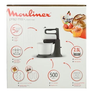 MOULINEX | Μίξερ Χειρός Prep Mix με Κάδο 500W 1 Τεμάχιο