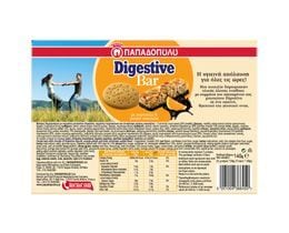 ΠΑΠΑΔΟΠΟΥΛΟΥ | DIGESTIVE | Μπάρες Δημητριακών Digestive Πορτοκάλι Μαύρη Σοκολάτα