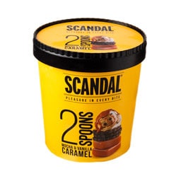 SCANDAL | Παγωτό 2 Spoons Βανίλια Μόκα Καραμέλα 490g