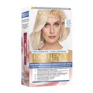 EXCELLENCE | Hair Dye No03 Ultra Blonde Ash 1 Piece