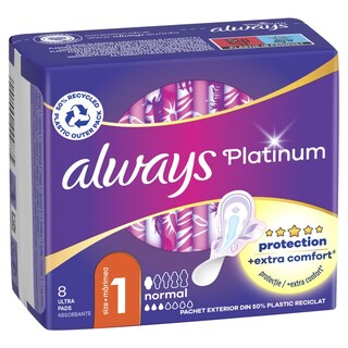 ALWAYS | ΣΕΡΒΙΕΤΕΣ ULTRA PLATINUM NORMAL 8 ΤΕΜ