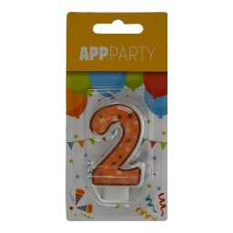 - | Κερί Γενεθλίων Νο2 1 Τεμάχιο