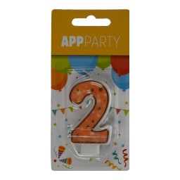 - | Κερί Γενεθλίων Νο2 1 Τεμάχιο