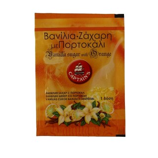 CAPTAIN'S | Βανίλια Με Ζάχαρη & Πορτοκάλι 10 gr