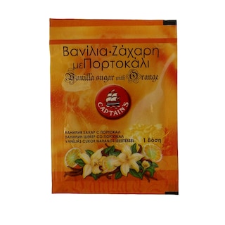 CAPTAIN'S | Βανίλια Με Ζάχαρη & Πορτοκάλι 10 gr