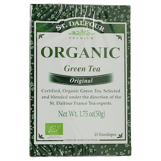 ST.DALFOUR | ΤΣΑΪ ΒΙΟΛΟΓΙΚΟ ΠΡΑΣΙΝΟ 25 ΦΑΚΕΛΑ X 2 GR