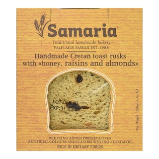 ΣΑΜΑΡΙΑ | Παξιμαδοφρυγανιές με Μέλι Σταφίδες και Αμύγδαλα 180g