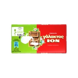 ΙΟΝ | Σοκολάτα Γάλακτος Στέβια 60gr