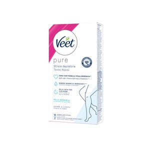 VEET | Ταινίες Αποτρίχωσης Κεριού Easy Gel Υποαλλεργικές 16 Τεμάχια