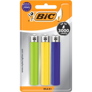 BIC | Αναπτήρες Maxi 3 Τεμάχια