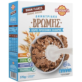 ΒΙΟΛΑΝΤΑ | Δημητριακά Βρώμης Χωρίς Ζάχαρη 370gr