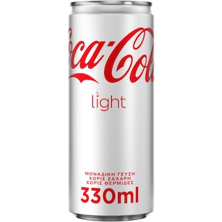 COCA COLA | LIGHT | Soft Drink Cola Can 330ml