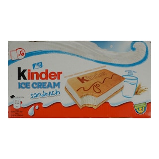 KINDER | Παγωτό Kinder Sandwich 6X60 ml