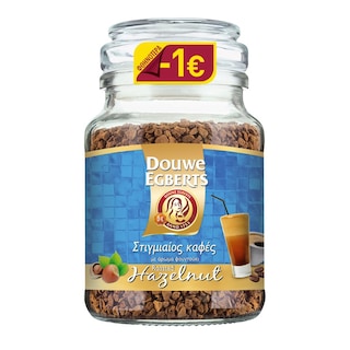 DOUWE EGBERTS | Στιγμιαίος Καφές Φουντούκι 100g Έκπτωση 1Ε